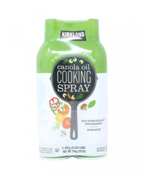 Kirkland Signature Canola Oil Cooking Spray, 2 x 397g